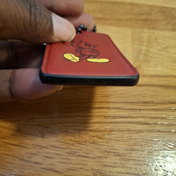 Disney X Coach Limited Edition Mickey Hangtag Key Fob - Picture 6 of 9